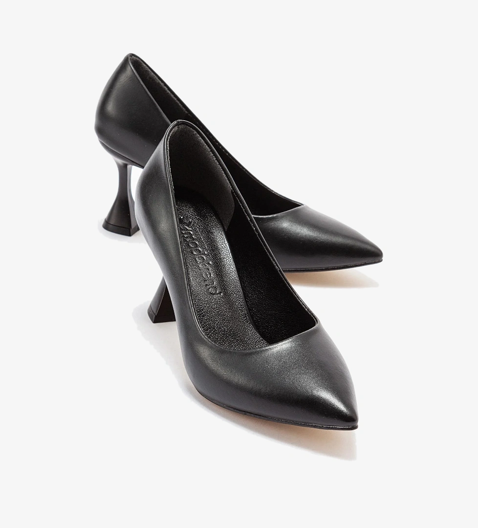 Kadın Stiletto SİYAH CİLT
