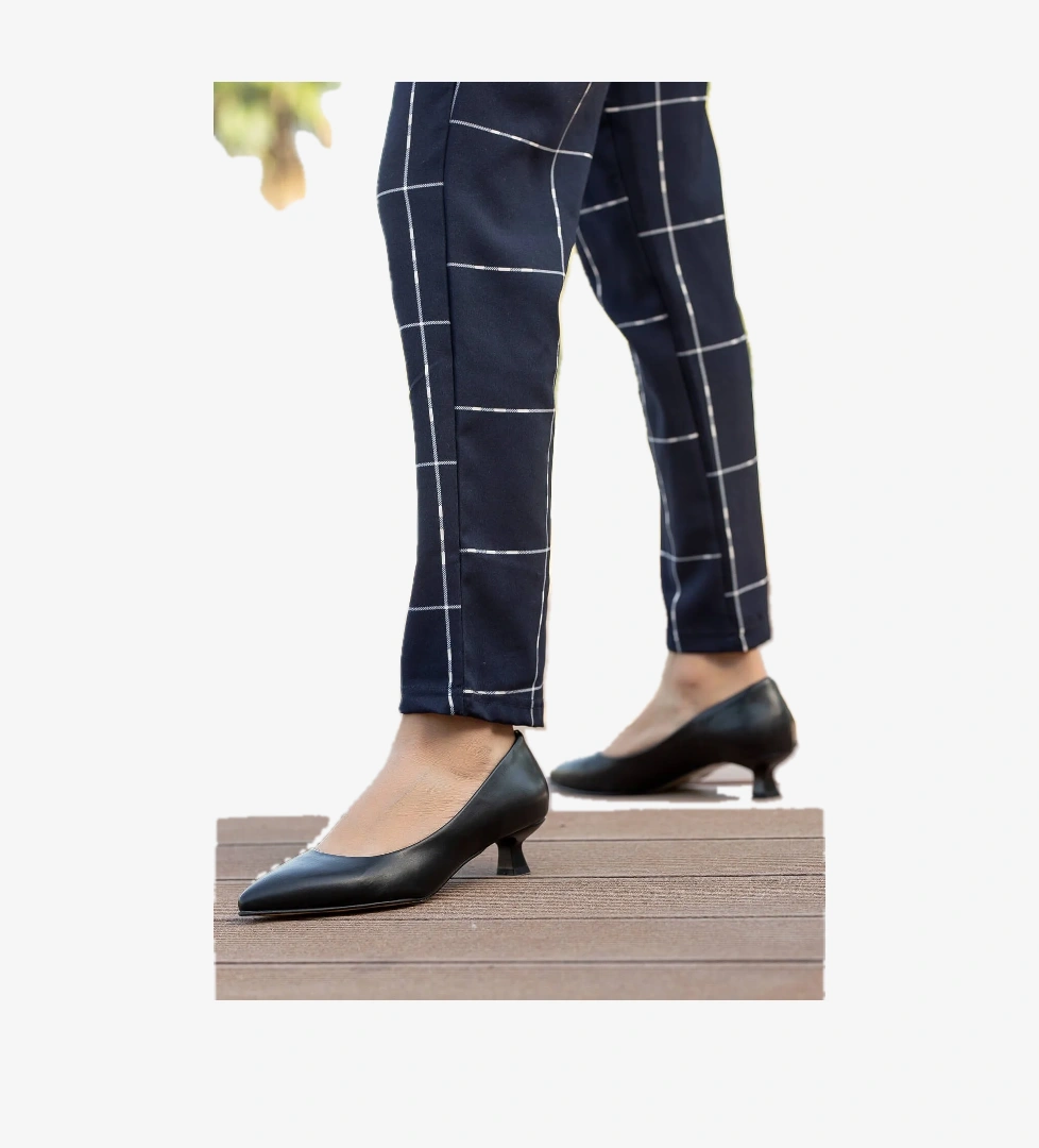 Ccway Kadın Topuklu Ayakkabı Bej Si̇yah Ci̇lt model görseli