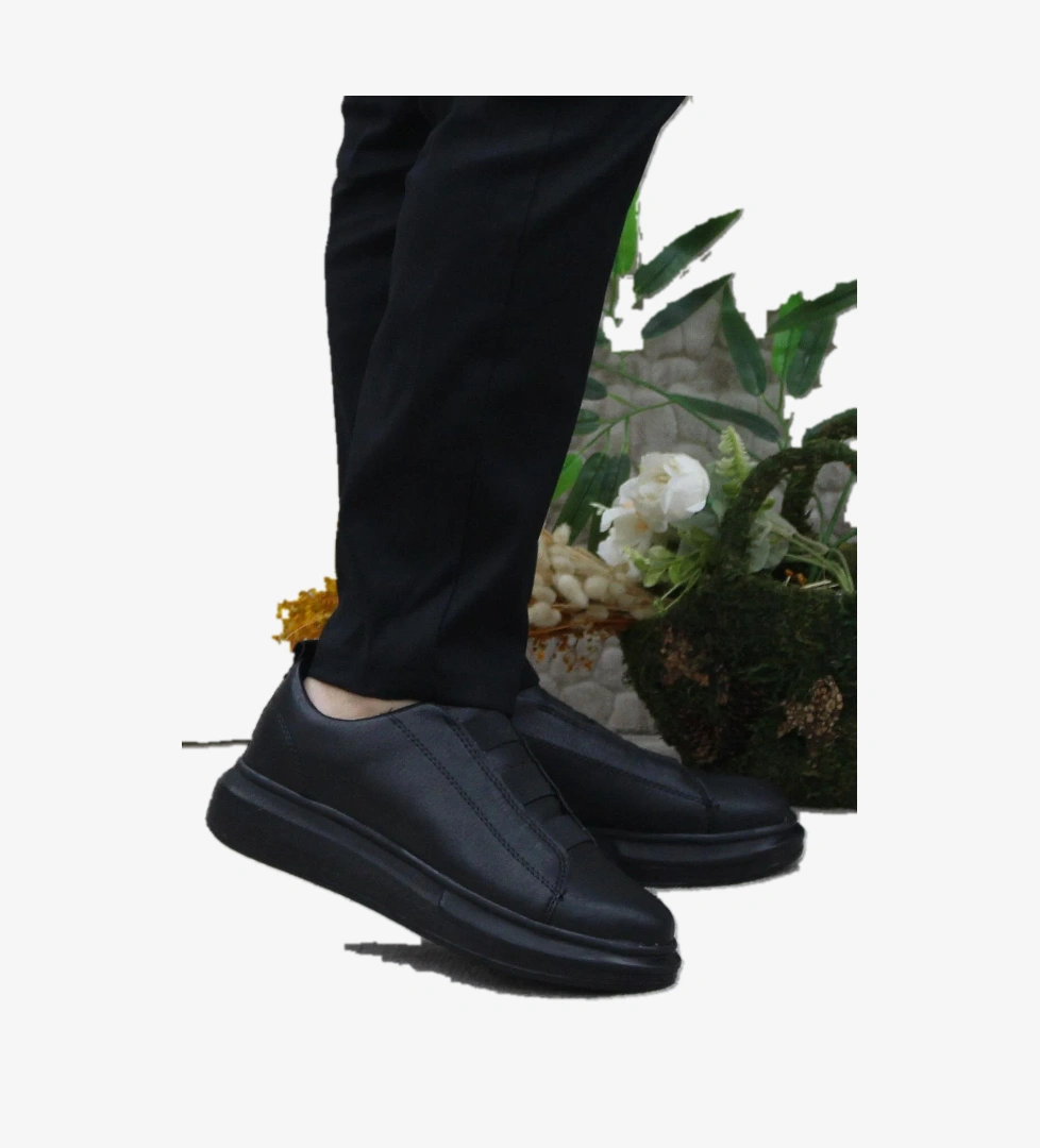 Fort 32728 Siyah Rahat Hafif Kalın Taban Lastikli Sneaker Erkek Ayakkabı model görseli