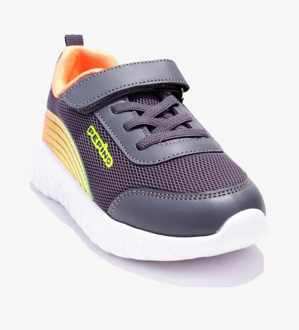 1423 Füme Turuncu Ortopedik Günlük Erkek Çocuk Spor Ayakkabı - Görsel 1