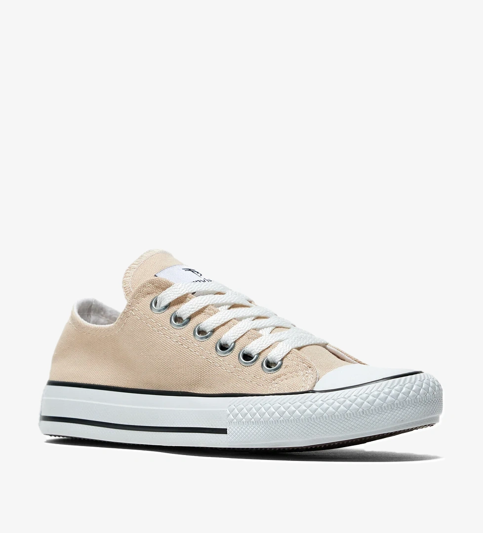 Unisex Bej Rahat Kalıp Sneaker Ayakkabı