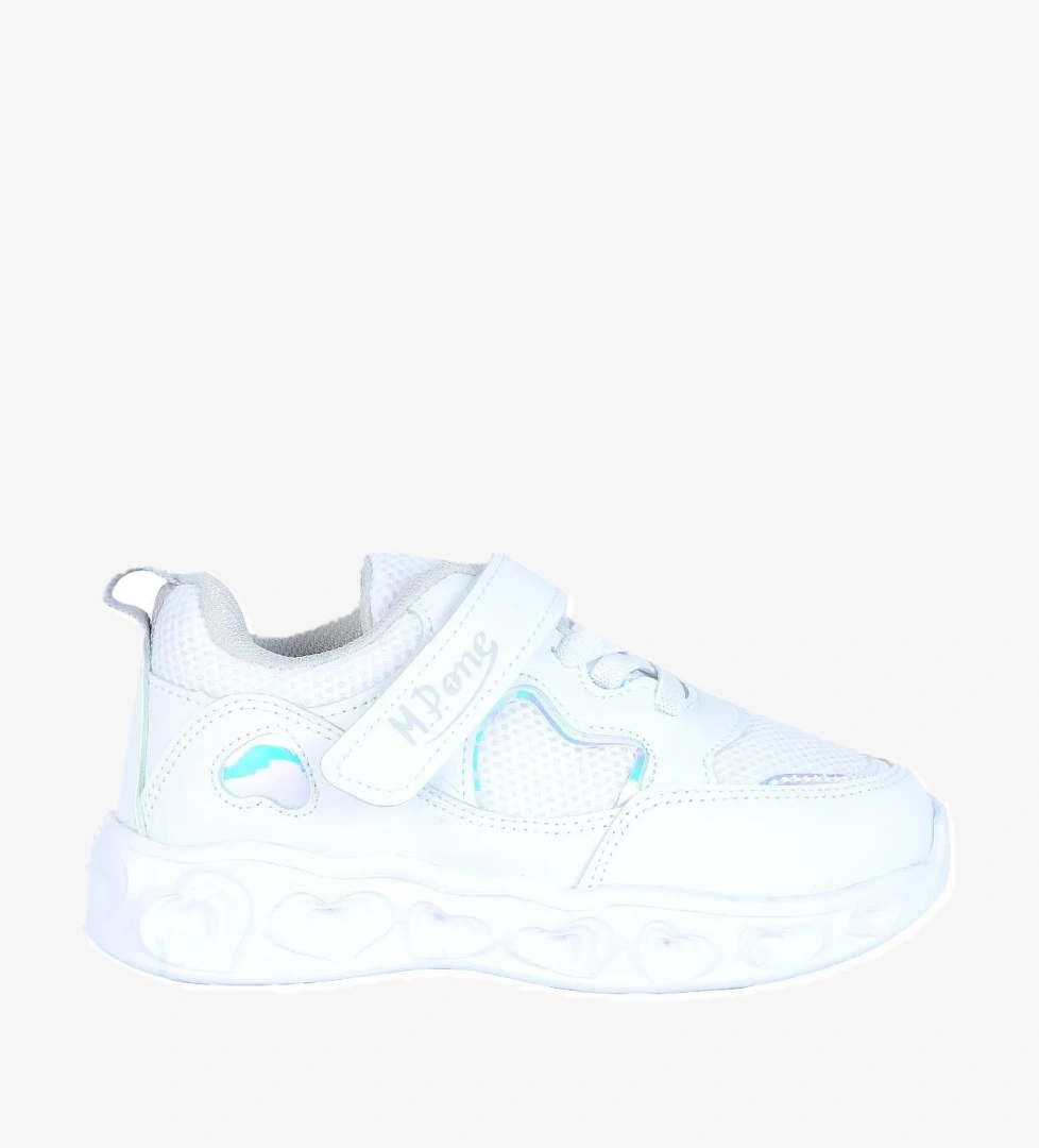 M.p MP 241-3217 Beyaz Cırtlı Kız Çocuk Spor Ayakkabı model görseli