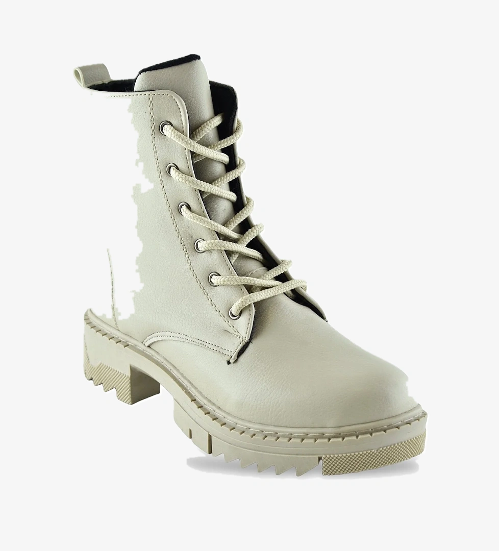 Ayakkabı Burada 785 Günlük Bağcıklı Fermuarlı Siyah Kadın Bot Ayakkabı Kışlık Bayan Bot model görseli