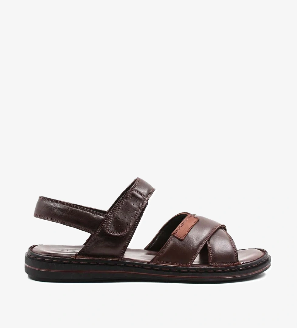 Hakiki Deri Erkek Klasik Sandalet 128MA216