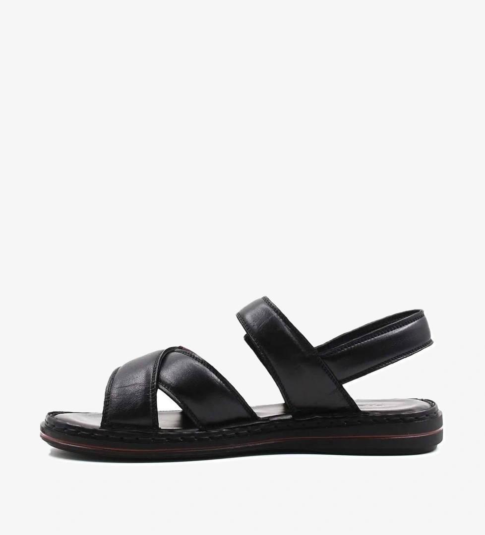 Hakiki Deri Erkek Klasik Sandalet 128MA216 - Görsel 1