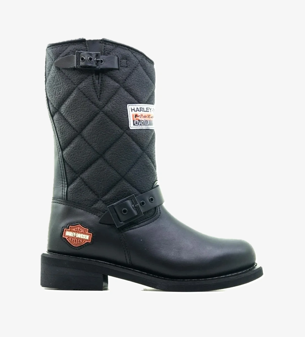 Harley Davidson Kadın Hakiki Deri Günlük Çizme (36-40) 22k Laconıa Z Siyah model görseli