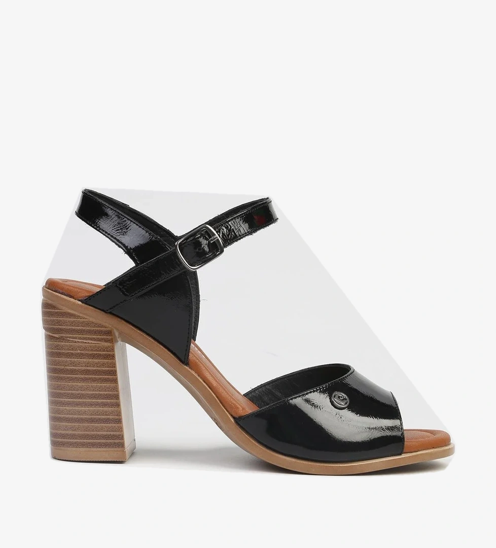 ®|PC-7230 - 3807 Siyah-Kadın Topuklu Ayakkabı - Görsel 1