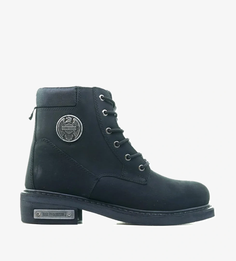 HARLEY DAVİDSON UNISEX HAKİKİ DERİ GÜNLÜK BOT (40-45) 22K JIM M SİYAH NUBUK