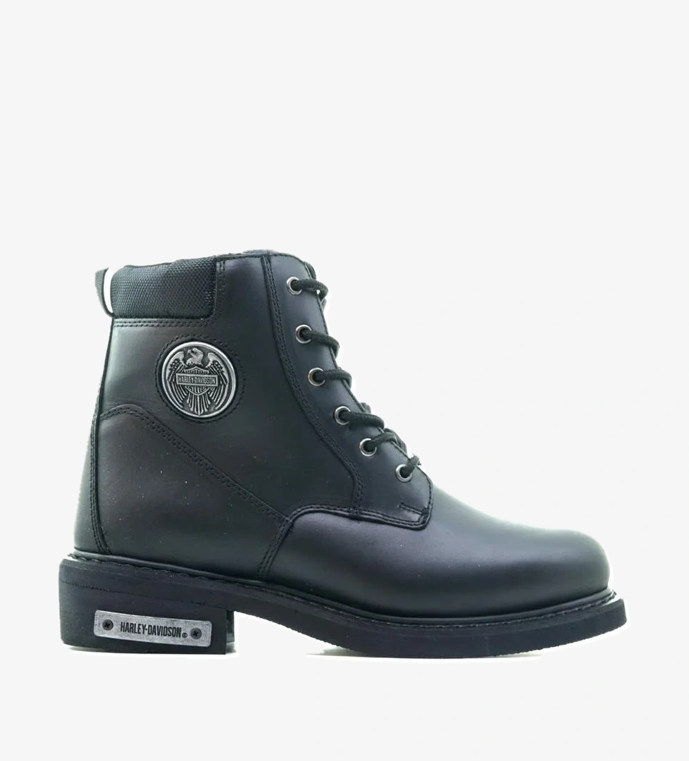 HARLEY DAVİDSON UNISEX HAKİKİ DERİ GÜNLÜK BOT (40-45) 22K JIM M SİYAH