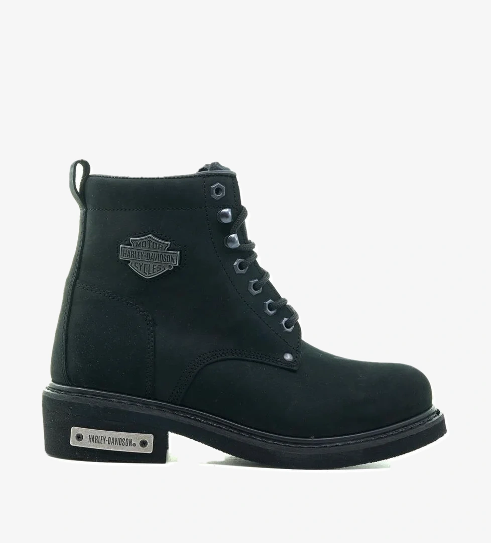 HARLEY DAVİDSON UNISEX HAKİKİ DERİ GÜNLÜK BOT (40-48) 22K GIBSON M SİYAH NUBUK