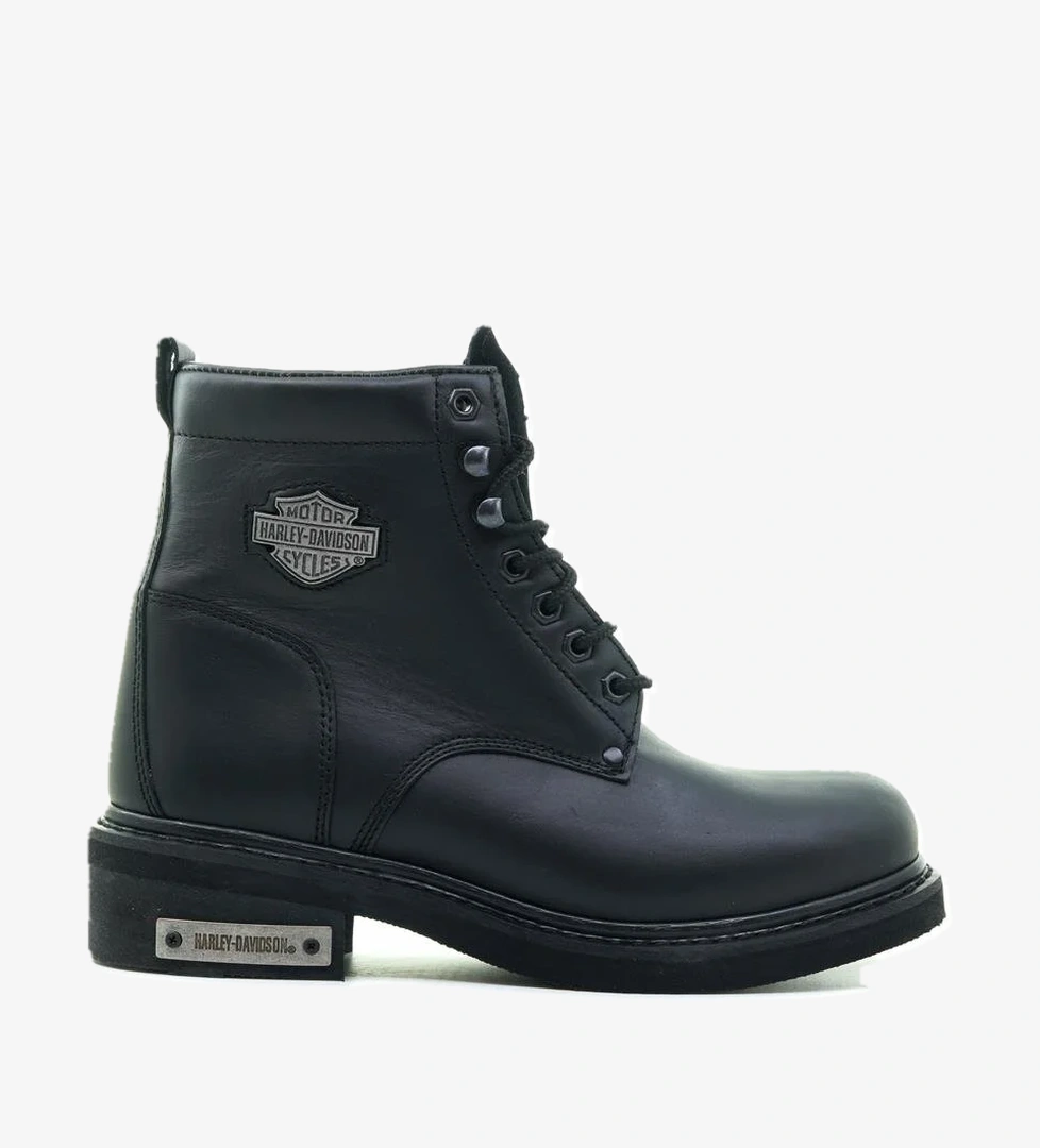 HARLEY DAVİDSON UNISEX HAKİKİ DERİ GÜNLÜK BOT (40-48) 22K GIBSON M SİYAH - Görsel 1
