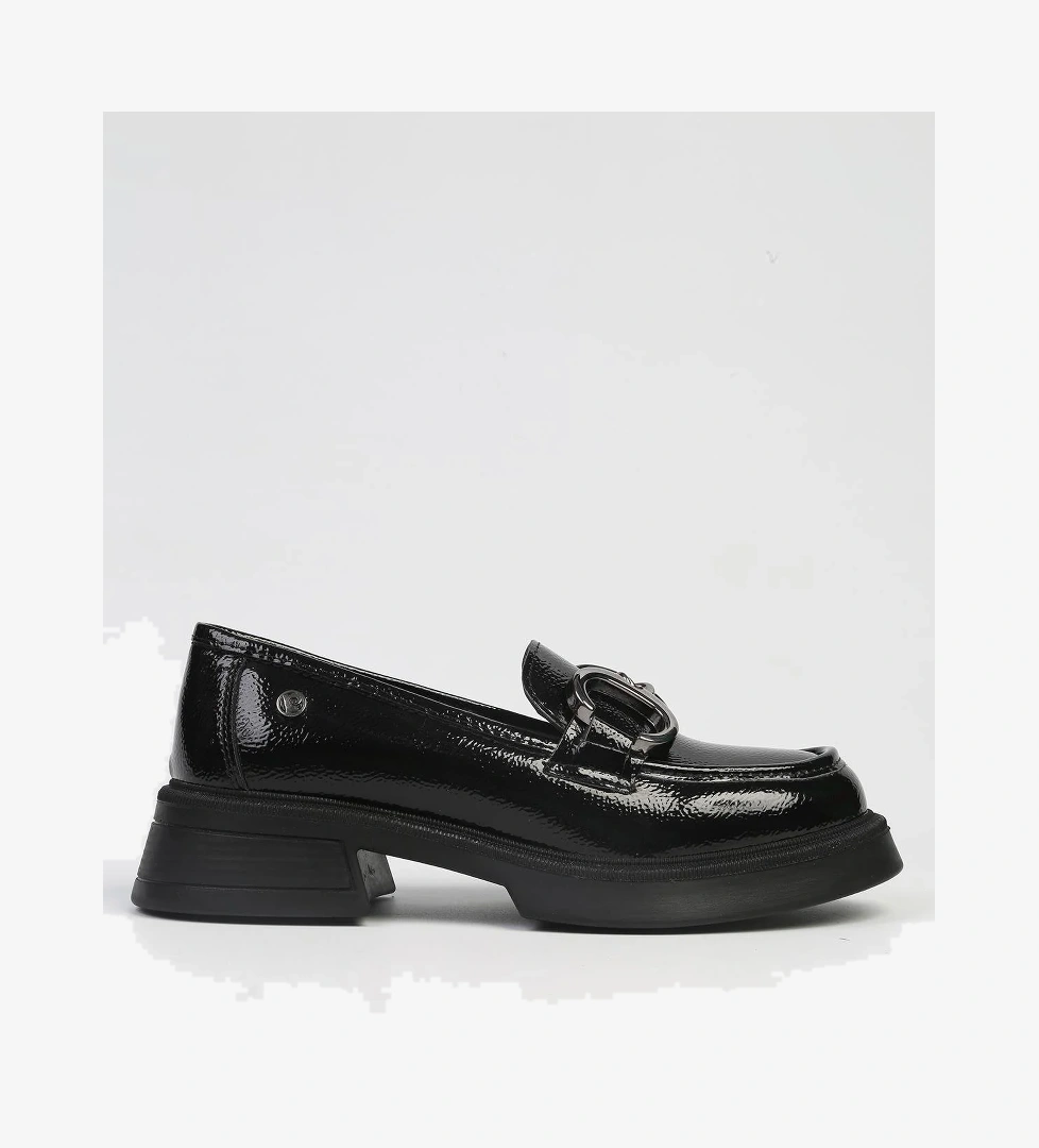 ® | PC-52650 - Rugan Siyah-Kadın Günlük Ayakkabı