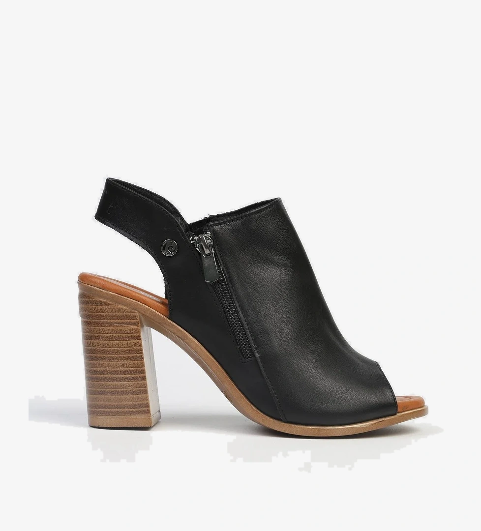 ® | PC-7228 - 3807 Siyah-Kadın Topuklu Ayakkabı