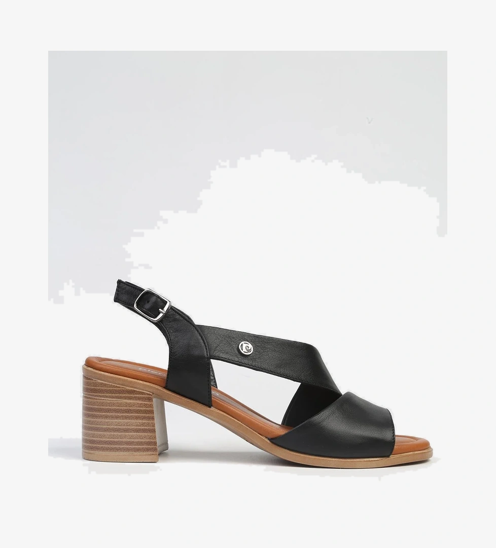 ® | PC-7220 - 3807 Siyah-Kadın Topuklu Ayakkabı - Görsel 1