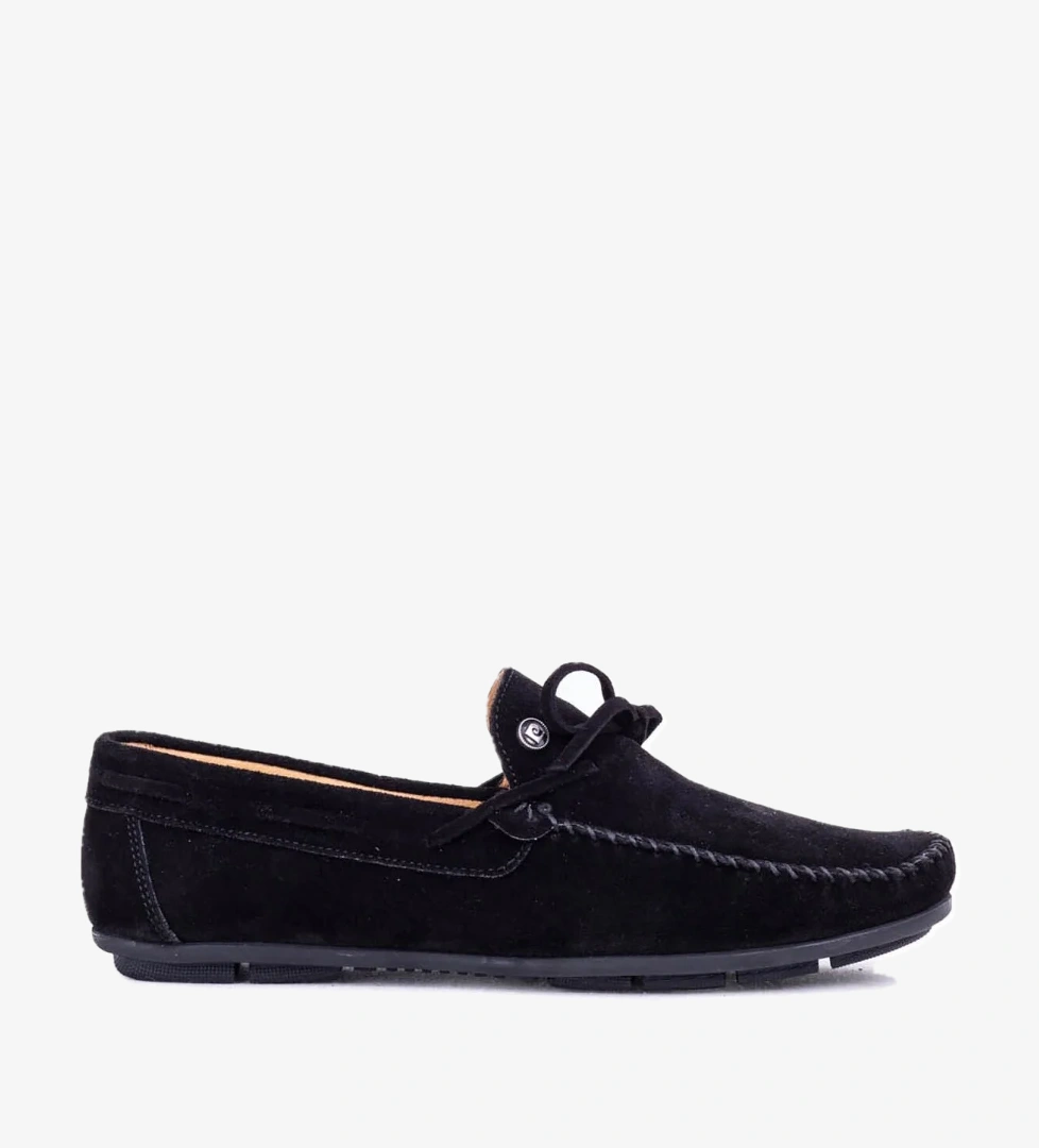 Pierre Cardin Erkek Nubuk Deri Yazlık Ayakkabı 10701 Siyah Süet model görseli