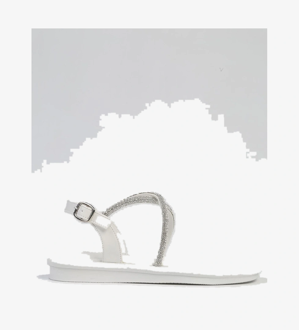 ® | PC-5103-3891 Beyaz-Kadın Sandalet