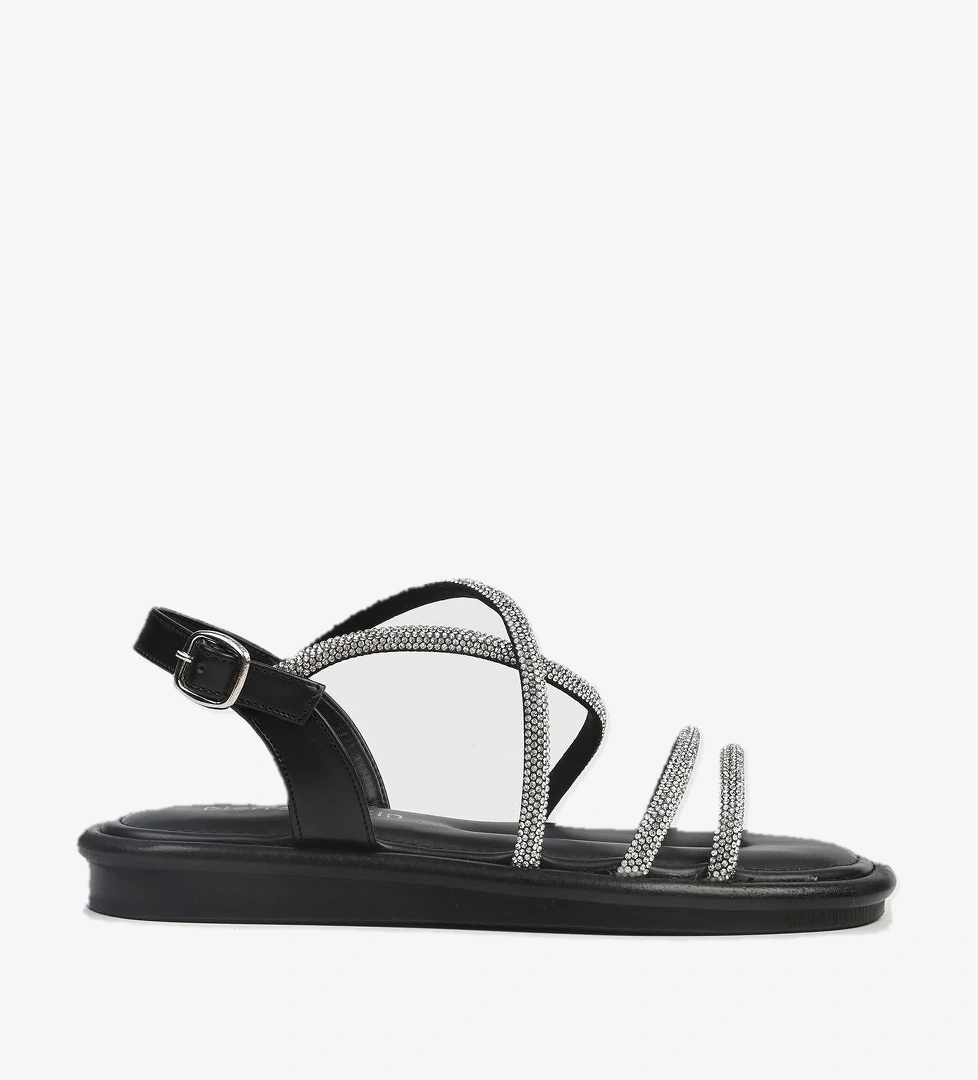 ® | PC-5103- Siyah-Kadın Sandalet - Görsel 1