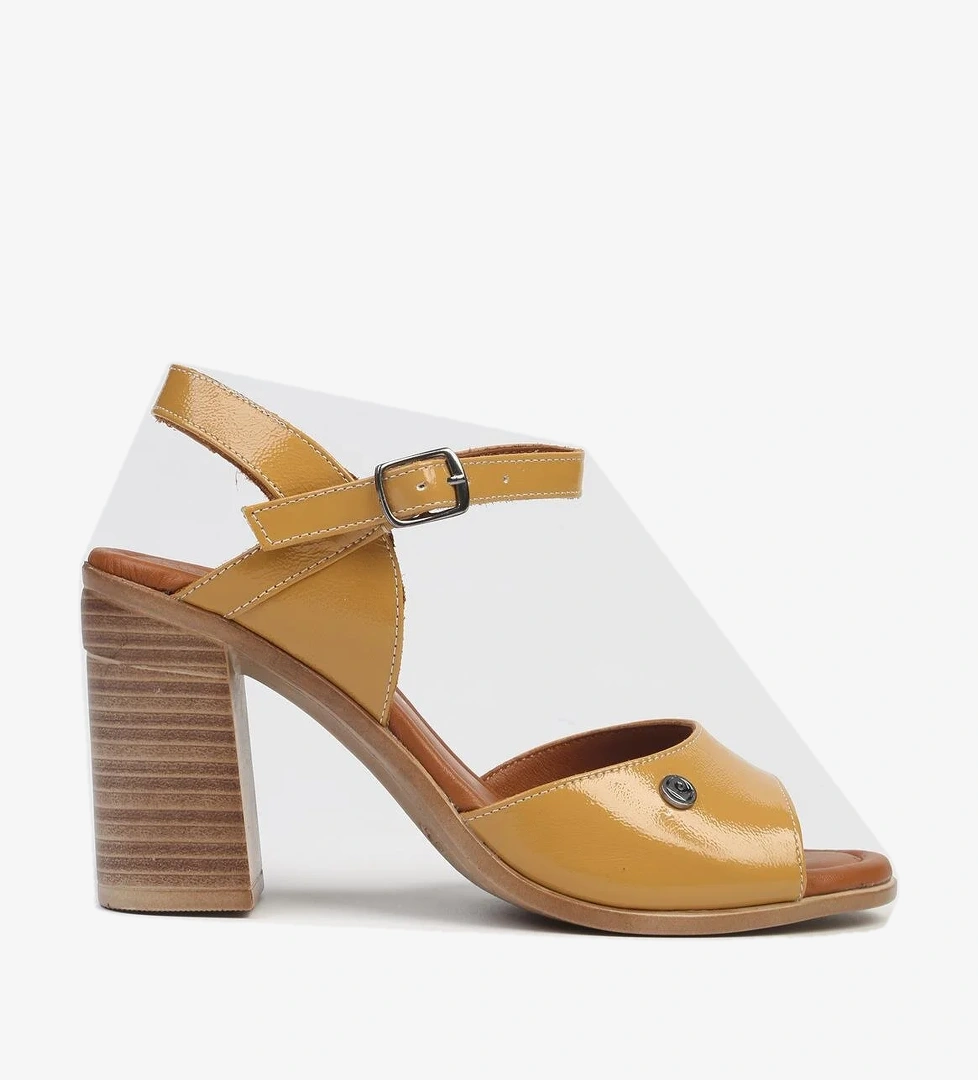 ® | PC-7230 - 3807 Hardal-Kadın Topuklu Ayakkabı