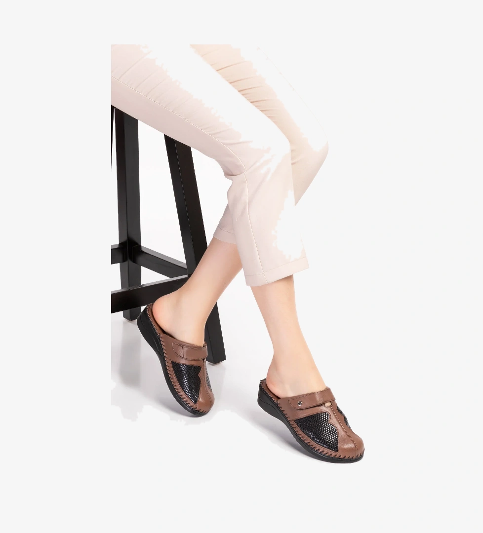 Gondol Hakiki Deri Kemik Çıkıntısına Özel Terlik-yprk.511