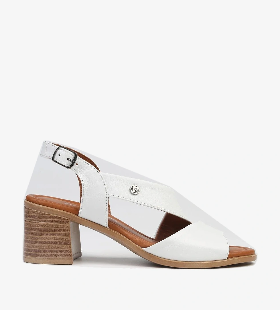 ® | PC-7220 - 3807 Beyaz-Kadın Topuklu Ayakkabı