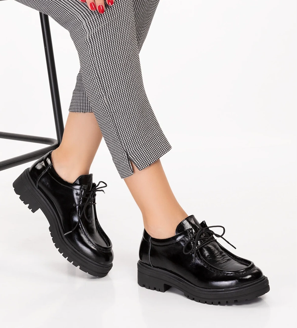 Gondol Hakiki Deri Kalın Taban Hafif Oxford Ayakkabı anl.2420