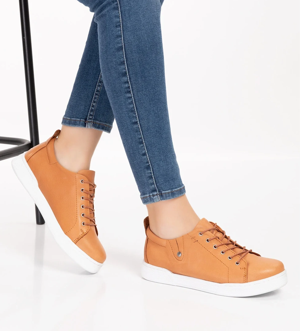 Gondol Kundura Gondol Içi Dışı Hakiki Deri Anatomik Taban Spor Ayakkabı gnd.25 model görseli