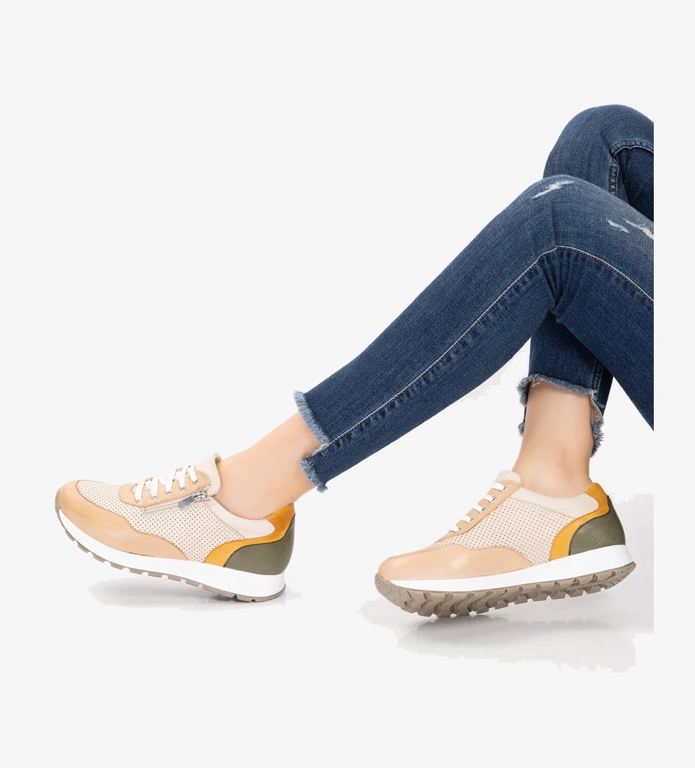 Gondol Içi Dışı Hakiki Deri Anatomik Taban Spor Ayakkabı gnd.20578