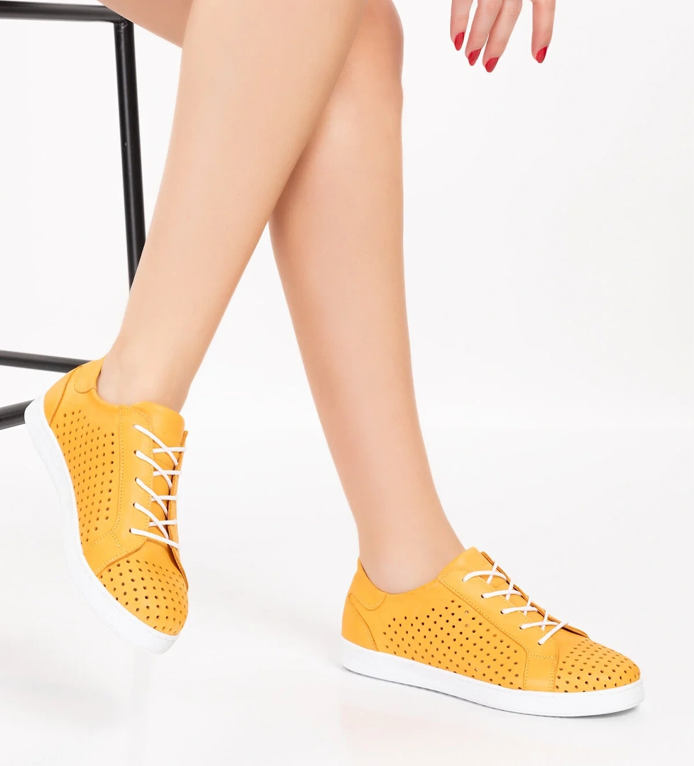 Gondol Kadın Hakiki Deri Günlük Rahat Ayakkabı gnd.108 - Görsel 1