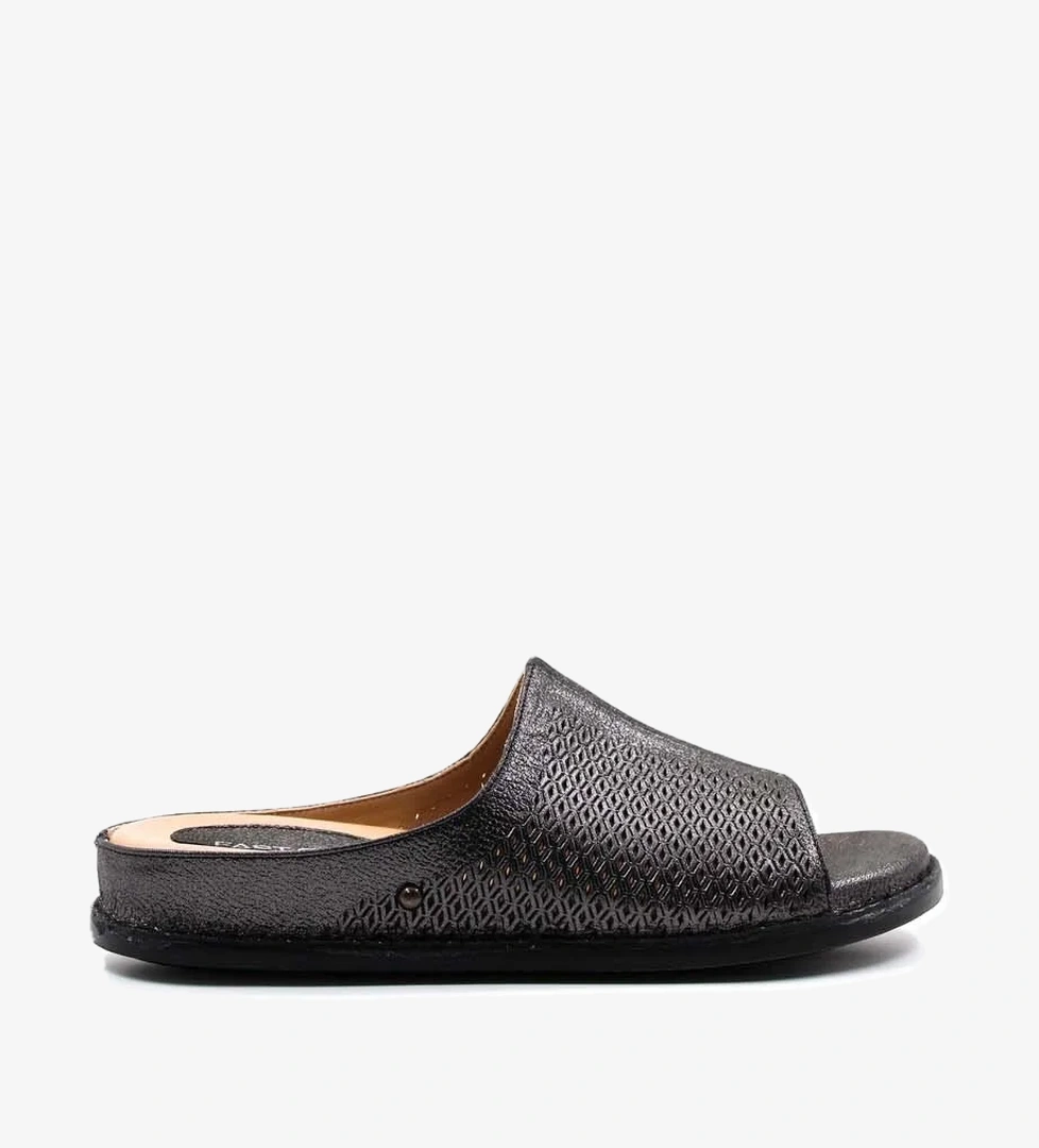 Hakiki Deri Kadın Düz Terlik 733ZA912 - Görsel 1