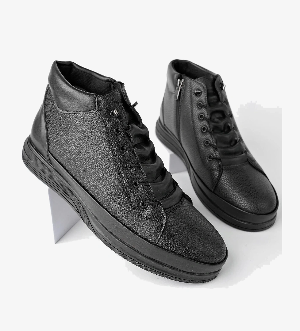 Muggo M0226 Garantili Erkek Kışlık Bağcıklı Fermuarlı Bot model görseli