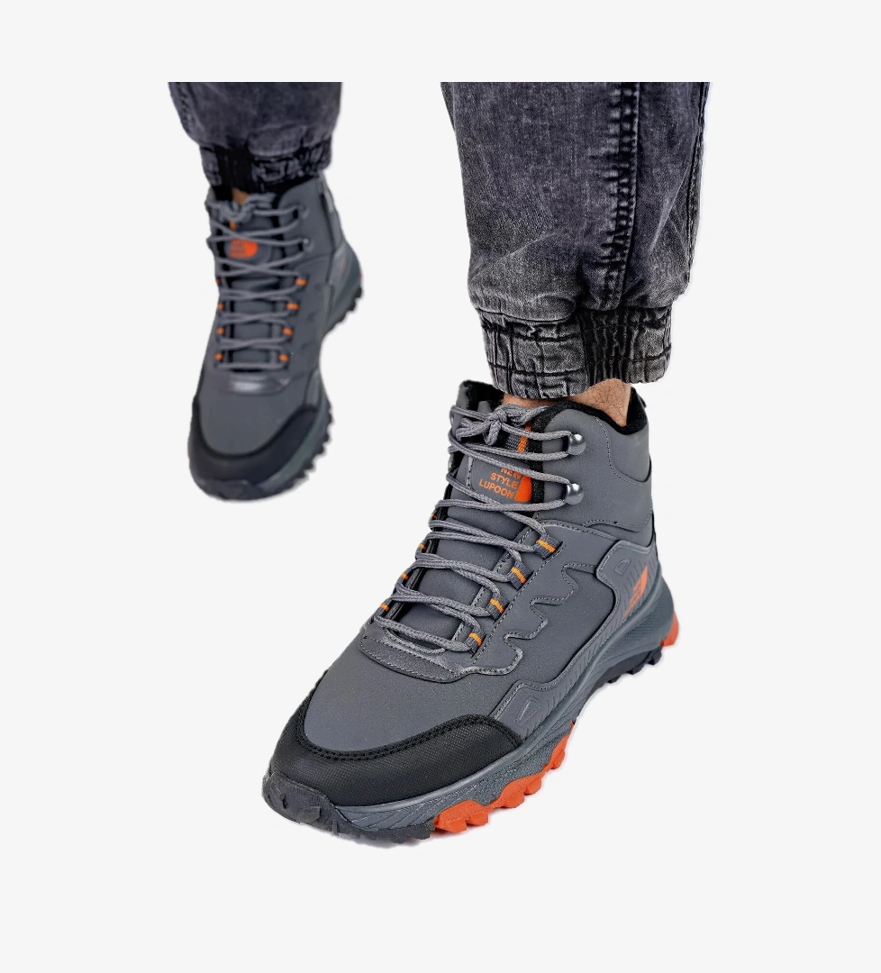 İZLAND Unisex Garantili Trekking Outdoor Bağcıklı Yandan Fermuarlı Kışlık Bot