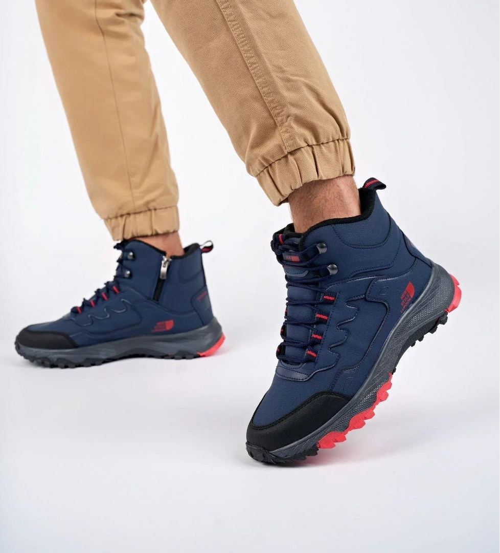 İZLAND Unisex Garantili Trekking Outdoor Bağcıklı Yandan Fermuarlı Kışlık Bot