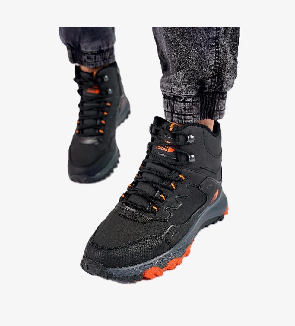 İZLAND Unisex Garantili Trekking Outdoor Bağcıklı Yandan Fermuarlı Kışlık Bot