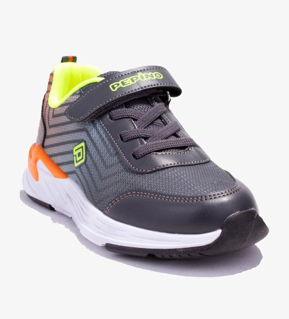 1418 Füme Turuncu Ortopedik Günlük Erkek Çocuk Spor Ayakkabı - Görsel 1