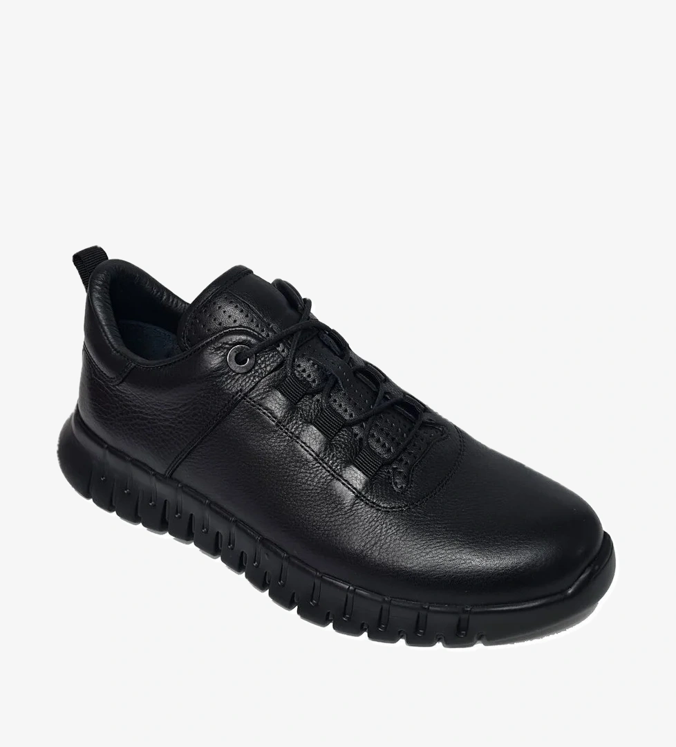 Komçero Komcero Dr.Jells Bağlı Hafif Tırtık Taban Model Yumuşak Hakiki Deri Ayakkabı model görseli