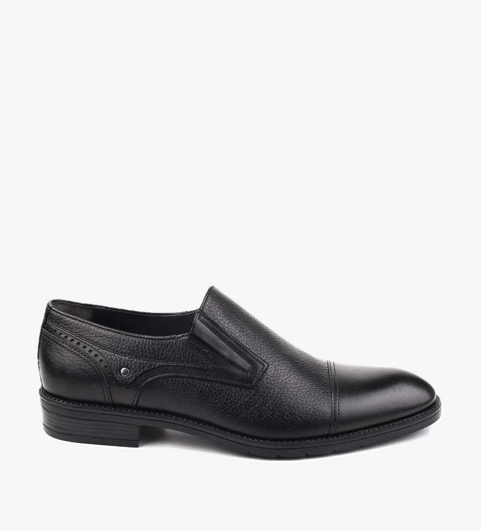 Smart 1623 Hakiki Deri Bağcıksız Klasik Erkek Ayakkabı model görseli