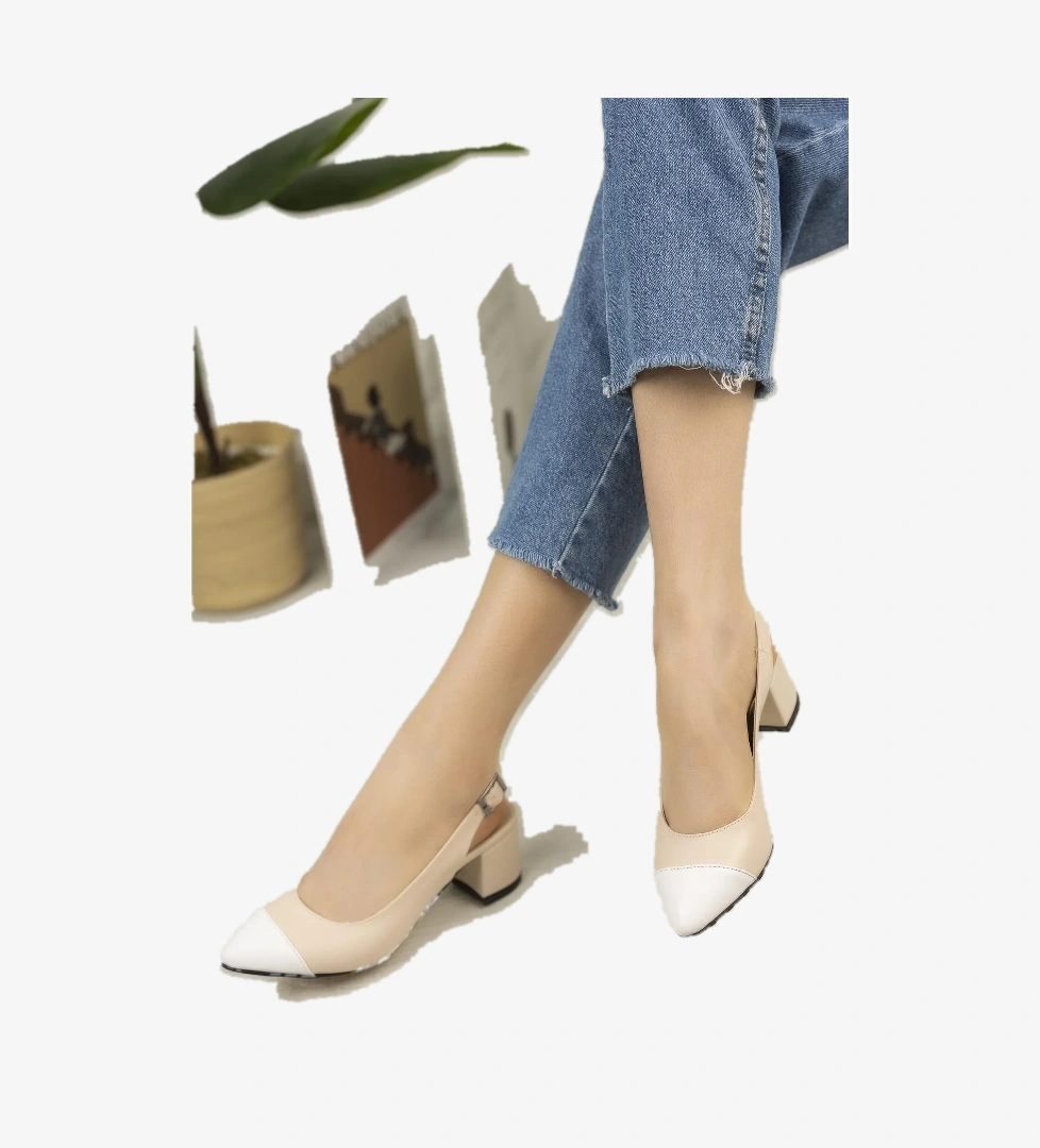 SHARON Garantili Kadın Günlük Topuklu Ayakkabı