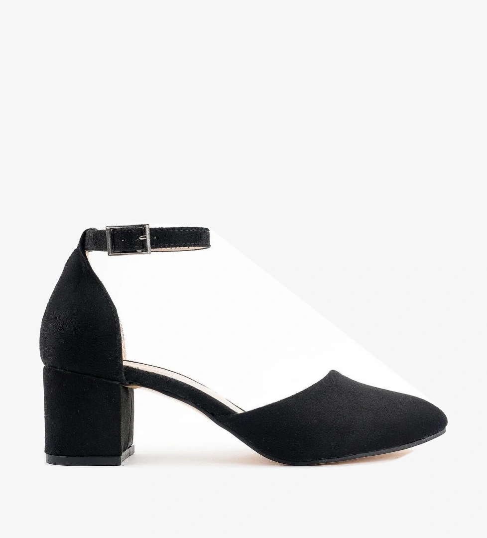 W0708 Garantili Kadın Klasik Günlük Tarz Şık ve Rahat Topuklu Ayakkabı