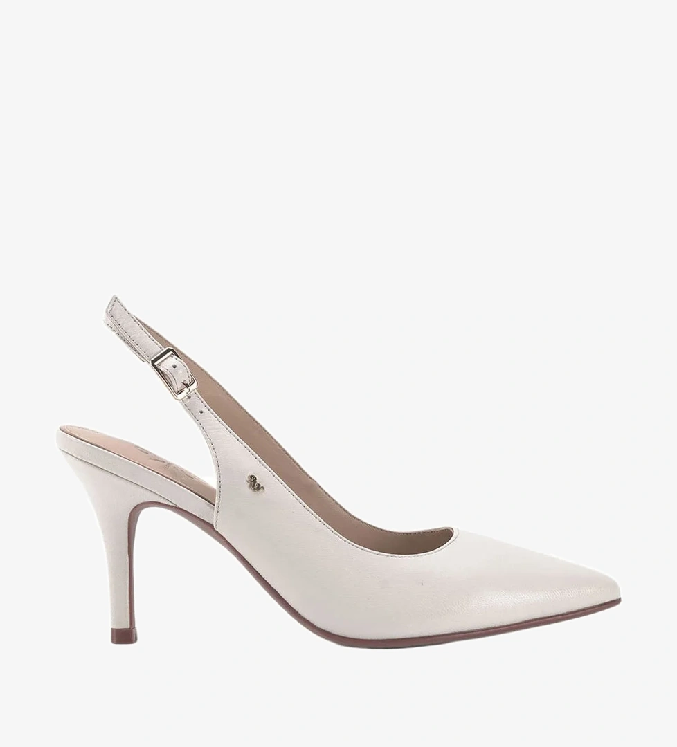 RENNA 3FX Beyaz Kadın Topuklu Ayakkabı - Görsel 1