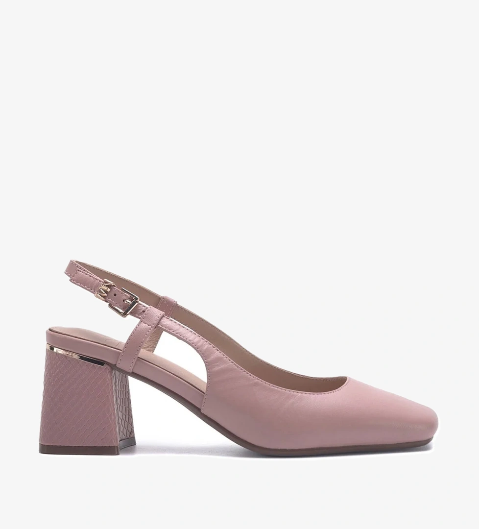 BELNA 3FX Bej Kadın Topuklu Ayakkabı - Görsel 1