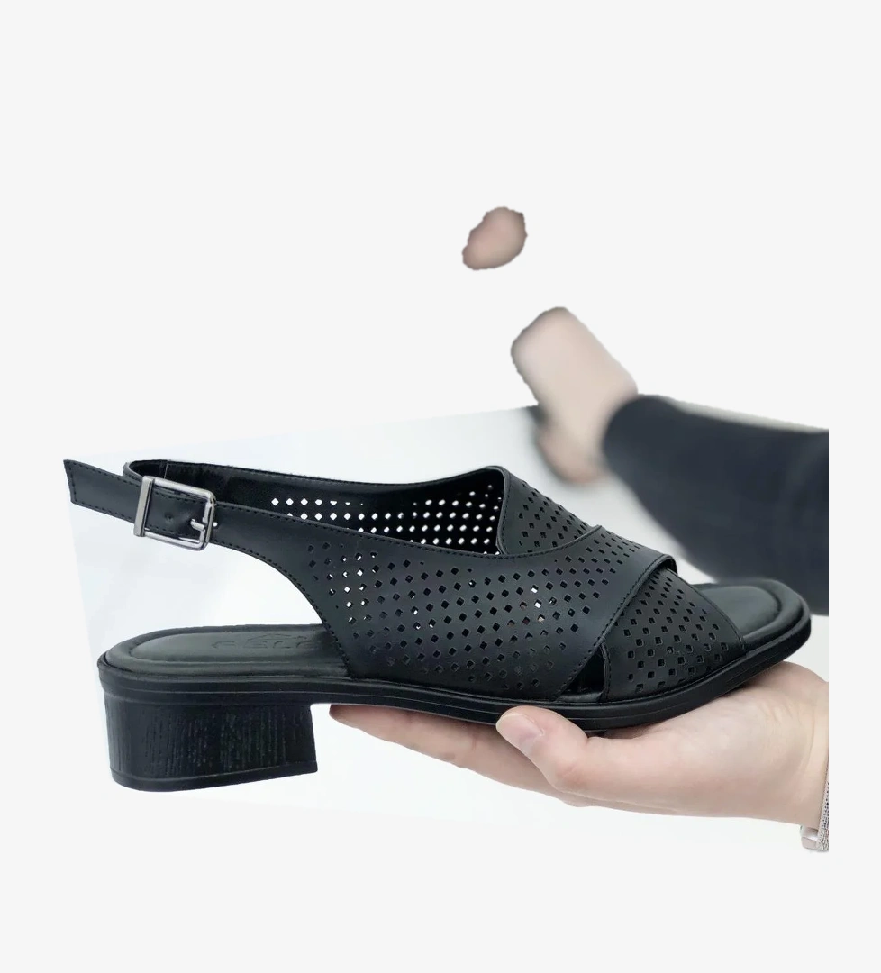 Feles Ortapedik Arkası Açık Çapraz Kadın Sandalet Ayakkabı model görseli