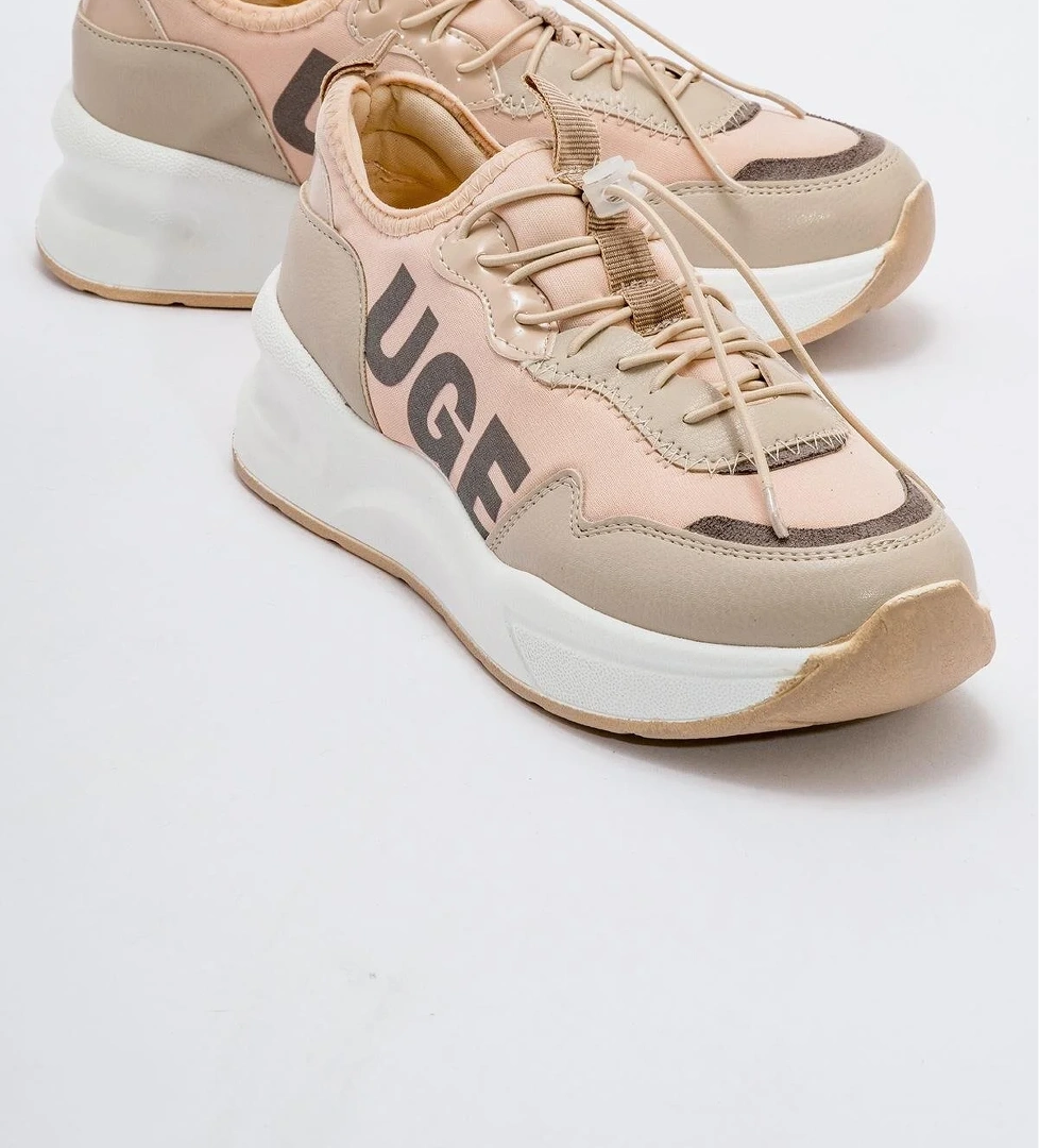 Ccway Kaydırmaz Kadın Spor Ayakkabı NUDE model görseli