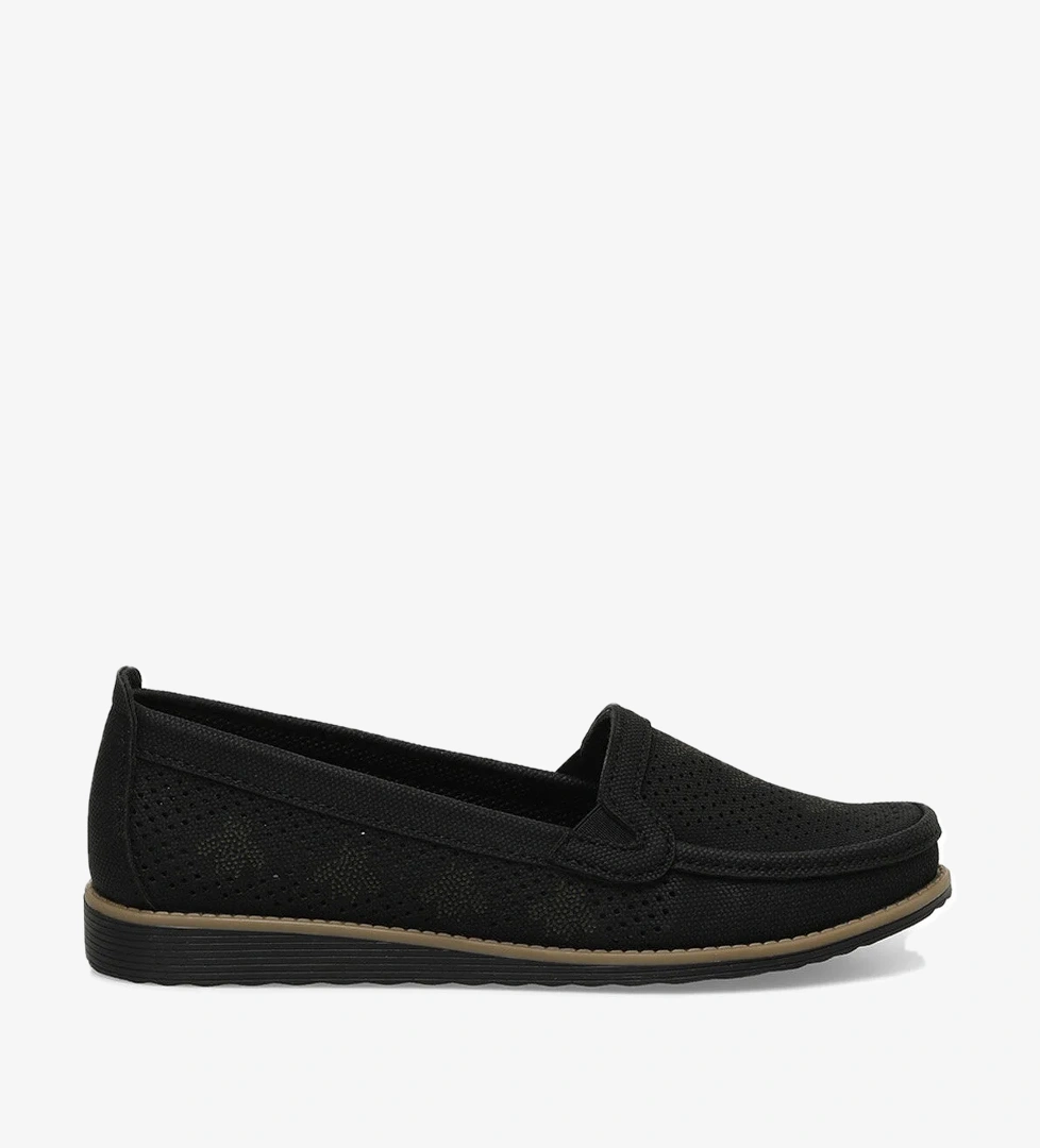 161659.Z4FX Siyah Kadın Loafer - Görsel 1