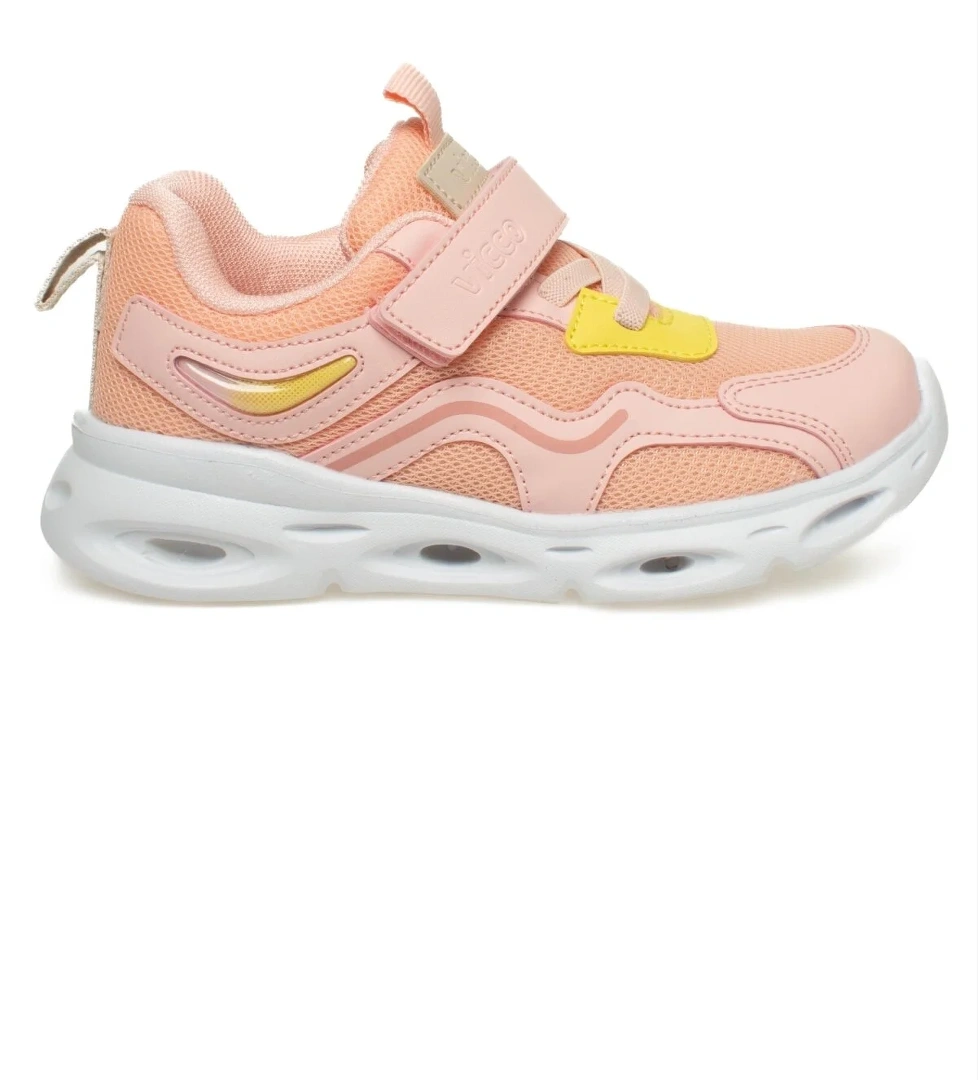 346.B24Y117 Rony Bebe Işıklıphylon Pudra Çocuk Spor Ayakkabı