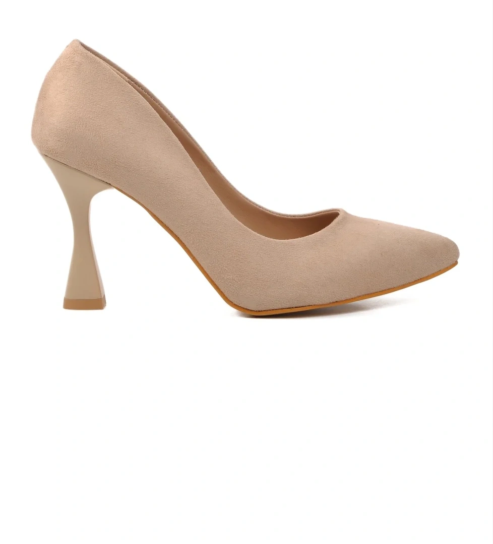 Ayakmod 289236 Bej Süet Kadın Stiletto model görseli