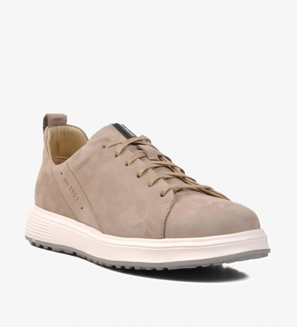 209202 Taş Nubuk Hakiki Deri Erkek Günlük Ayakkabı - Görsel 1