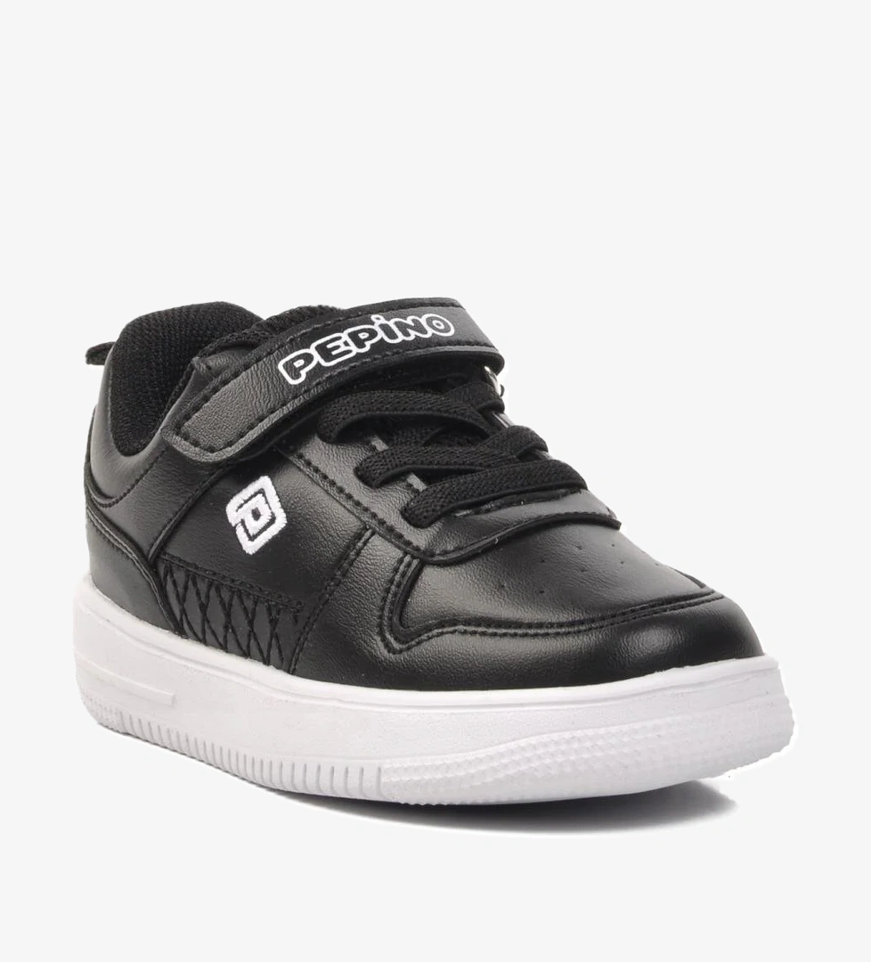 1603-B Siyah-Beyaz Bebek Sneaker