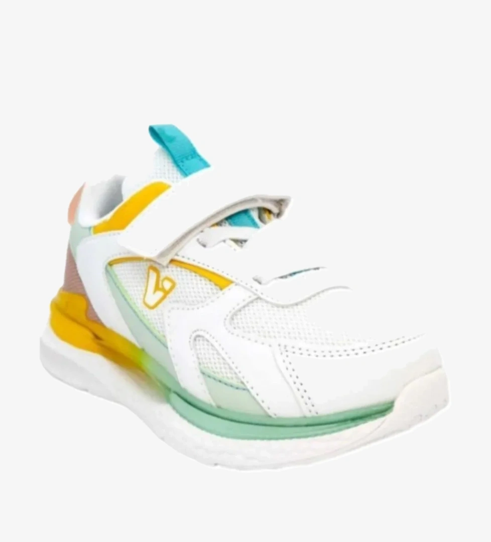 Massa Çocuk Anatomik Esnek Beyaz Pembe Spor Ayakkabısı - Görsel 1