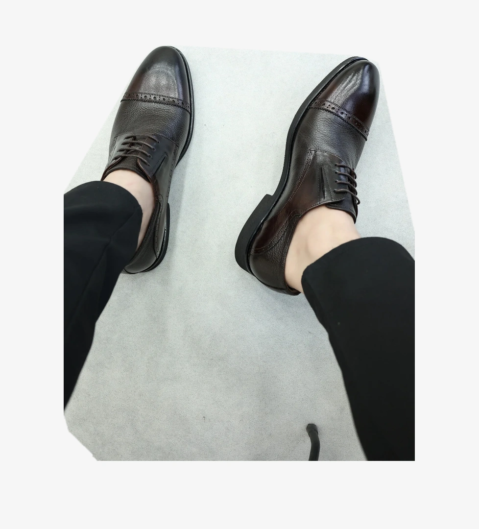 Hakiki Deri Erkek Klasik Ayakkabı 237MA577 - Görsel 1