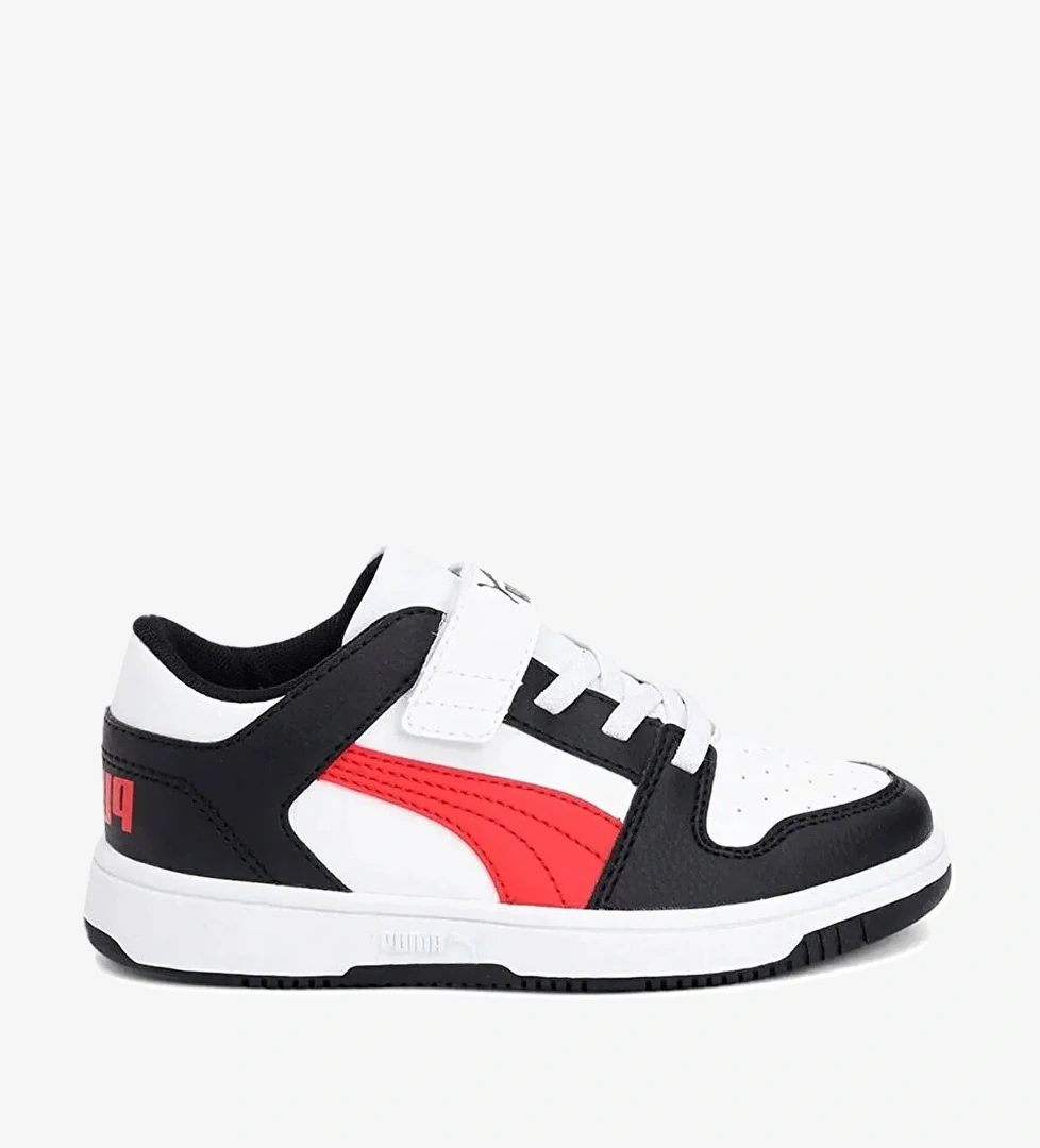 Puma Rebound Layup Lo SL Beyaz Erkek Çocuk Sneaker - Görsel 1